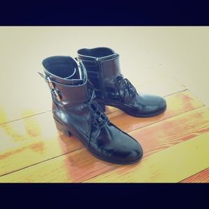 Patent-leather shoes from Europe